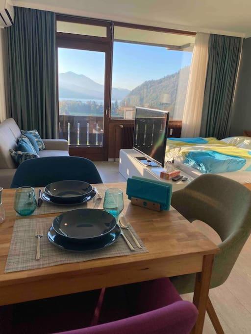 Schoene Ferienwohnung Mit Wolfgangseeblick Щробл Екстериор снимка