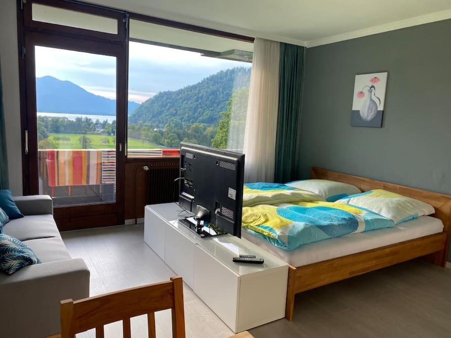 Schoene Ferienwohnung Mit Wolfgangseeblick Щробл Екстериор снимка